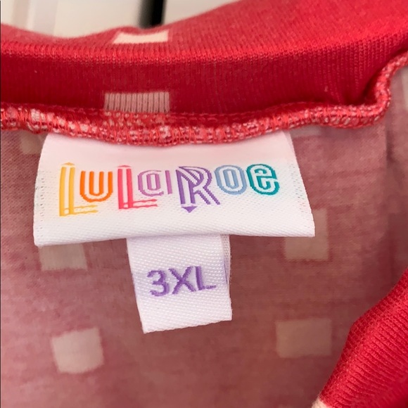 Pink LuLaRoe Madison style skirt - Picture 3 of 4